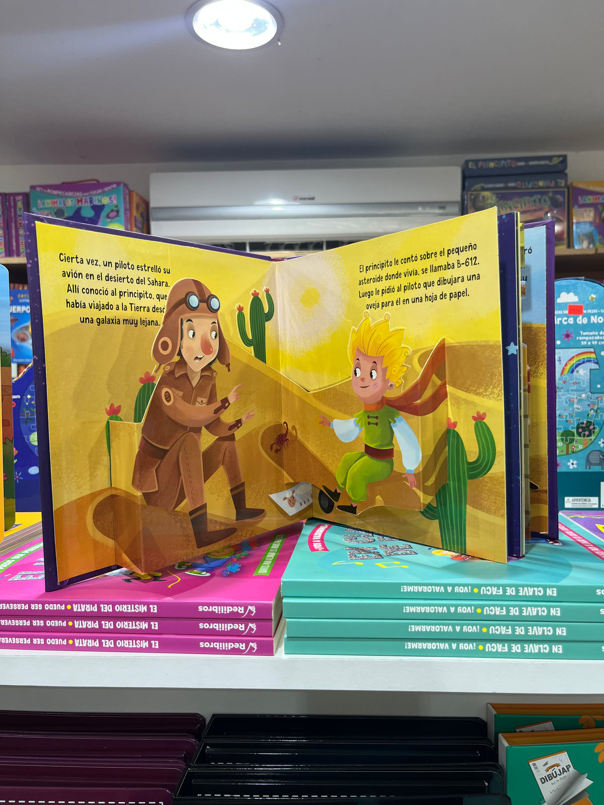 Libro Infantil El Principito Pop-Up con Imágenes 3D