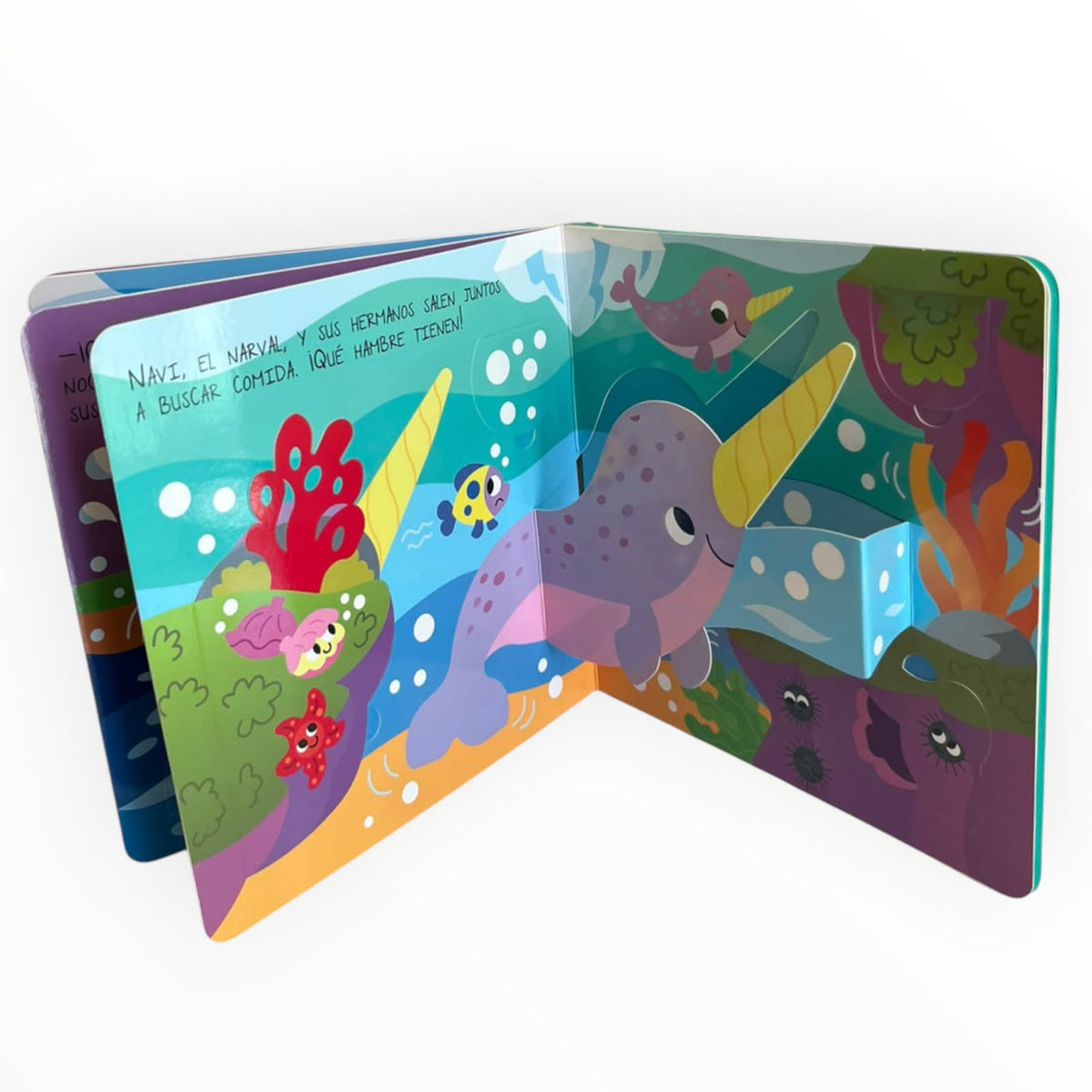 Libro con Imágenes 3D y Solapas Para Descubrir Ballenas pop-up