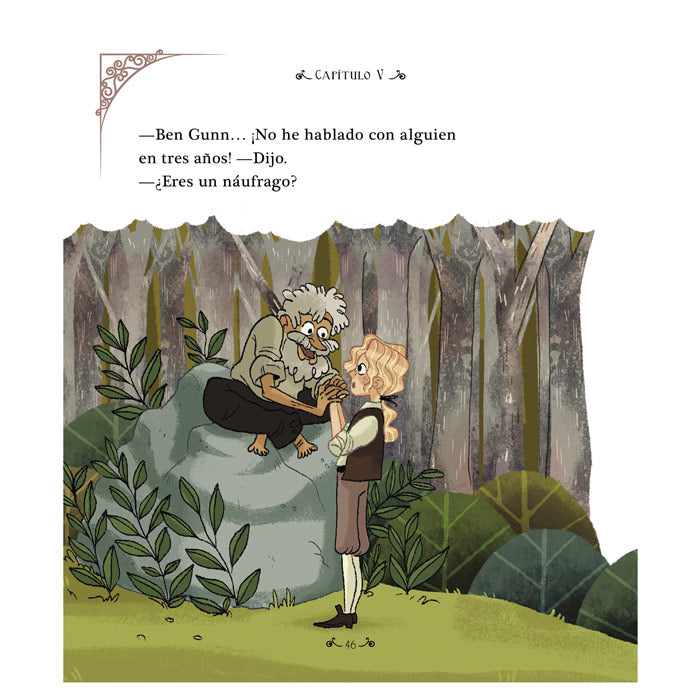 Cuento Clasico Juvenil La Isla del Tesoro Ilustrado