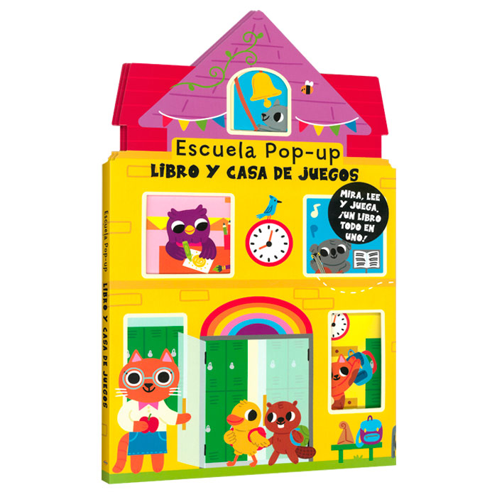 Escuela, Libro y Casa de Juegos Pop Up, Plegables