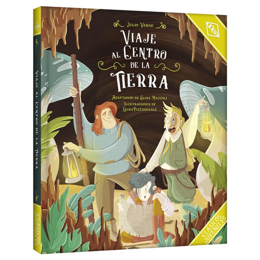 Libro Viaje al Centro de la Tierra, Clásico Juvenil Ilustrado