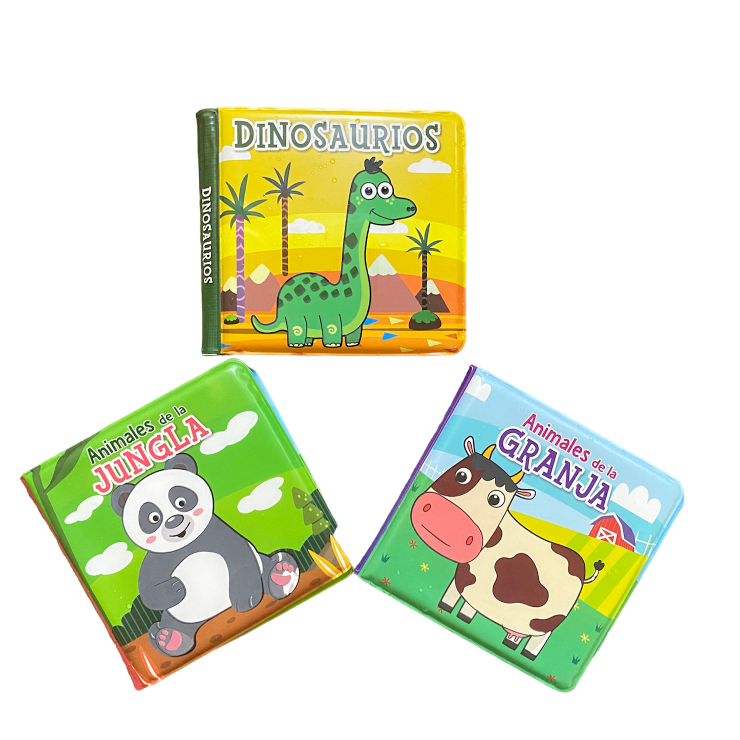 Dinosaurios, Libro para el Baño - Cambian de Color con el Agua, Reusables