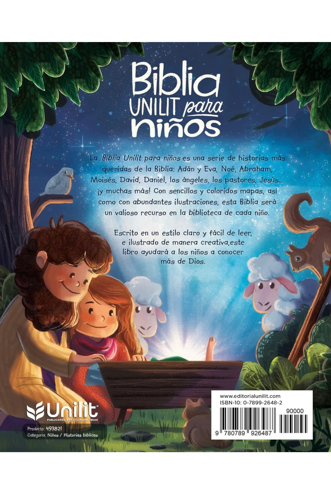 Biblia Unilit para Niños con Hermosas Ilustraciones