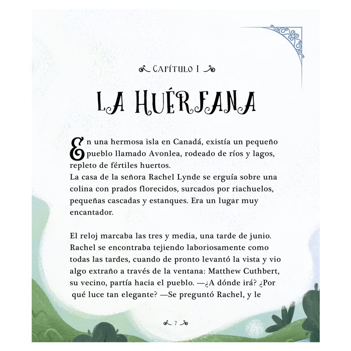 Cuento Clásico Infantil Anne de Green Gables