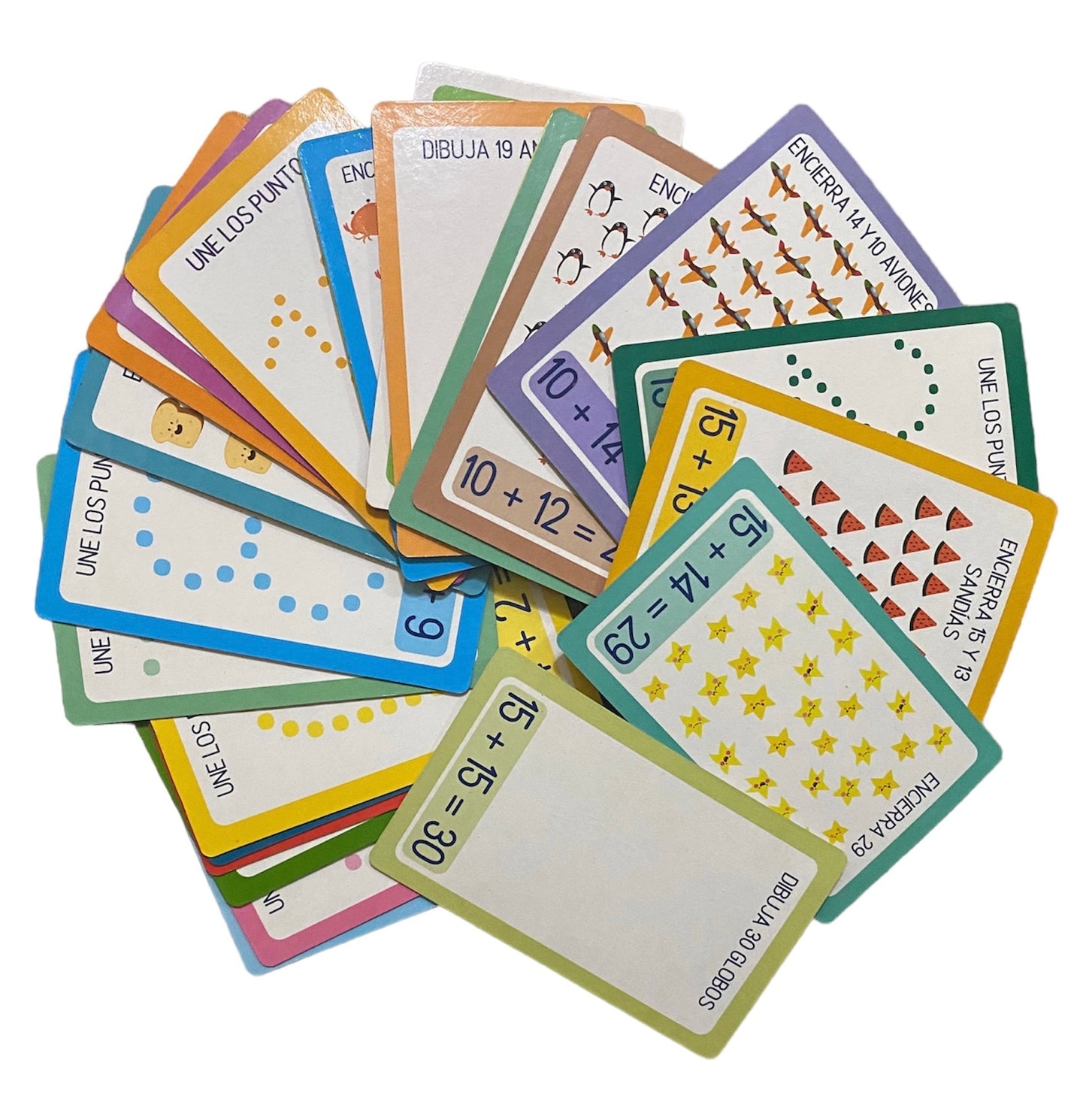 30 Cartas Educativas - Mis Primeros Números