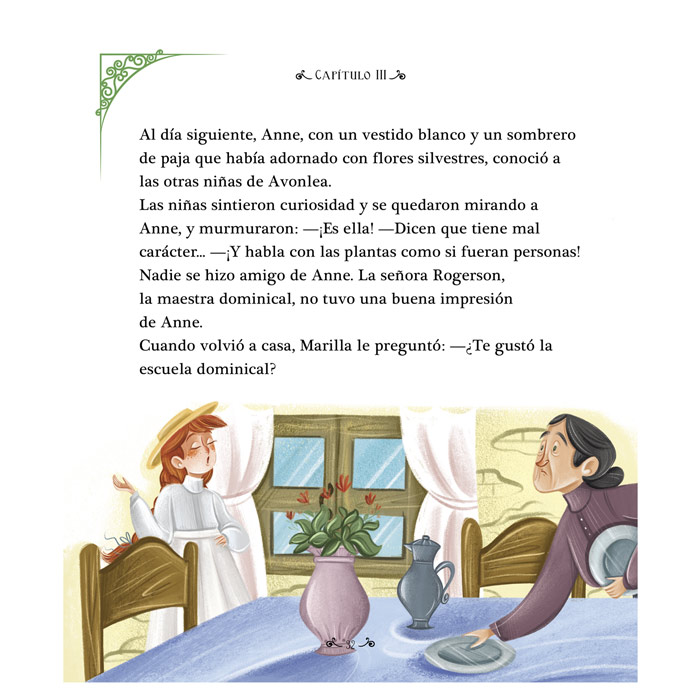 Cuento Clásico Infantil Anne de Green Gables