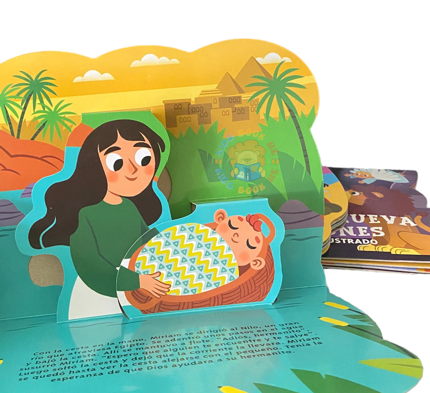 Libro Religioso Infantil, La Historia de Moises con  Pop-up