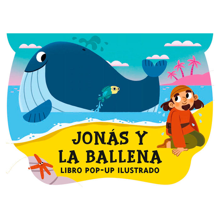 Libro Religioso Infantil Jonás y la Ballena Ilustrado con Pop-up