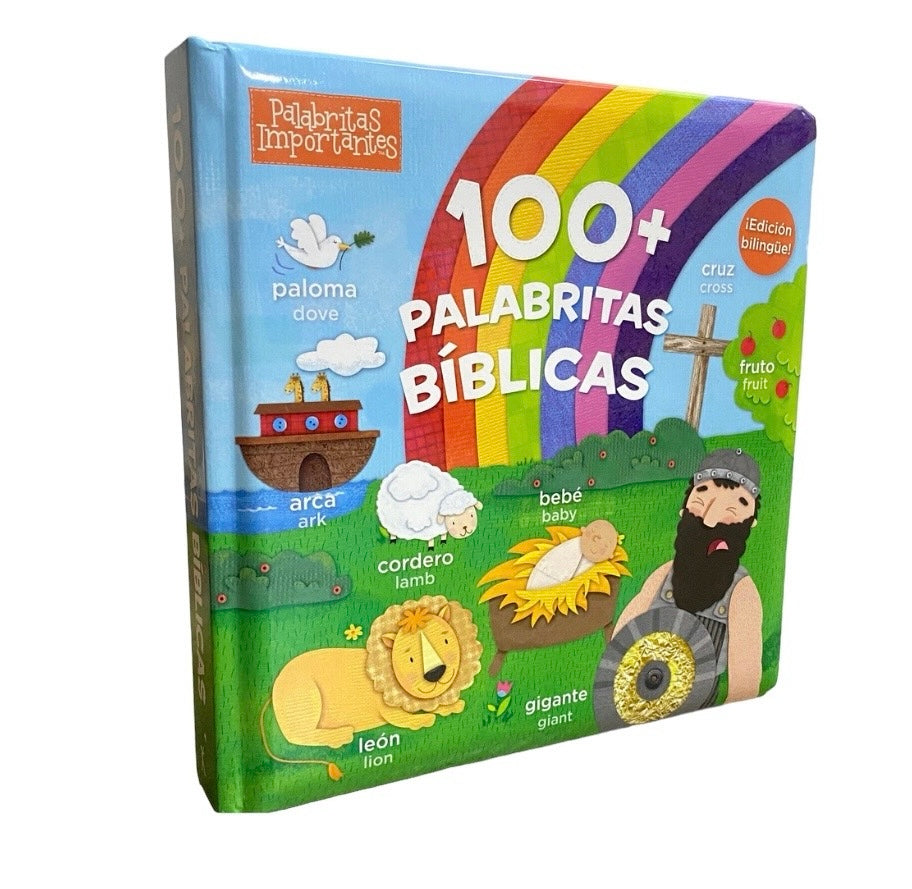 Libro Infantil más de 100 Palabritas Bíblicas Inglés y Español