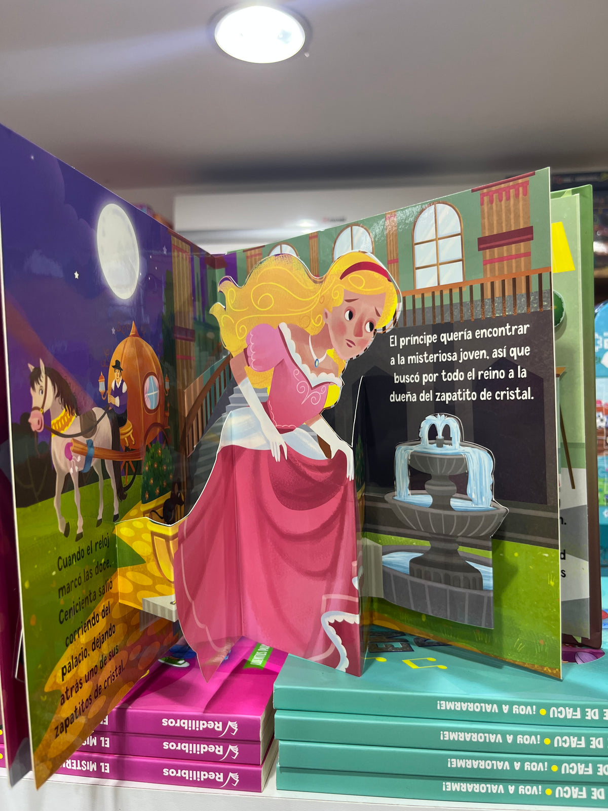 Cuento La Cenicienta Pop-Up con Imágenes 3D