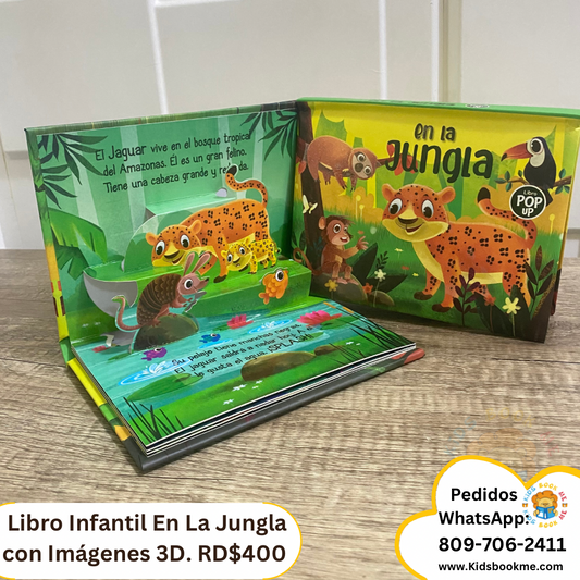 Libro Infantil En La Jungla