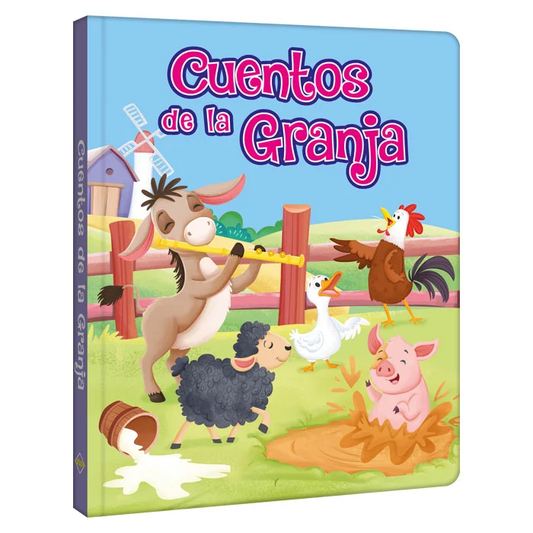 Libro Cuentos de La Granja En Carton Resistente