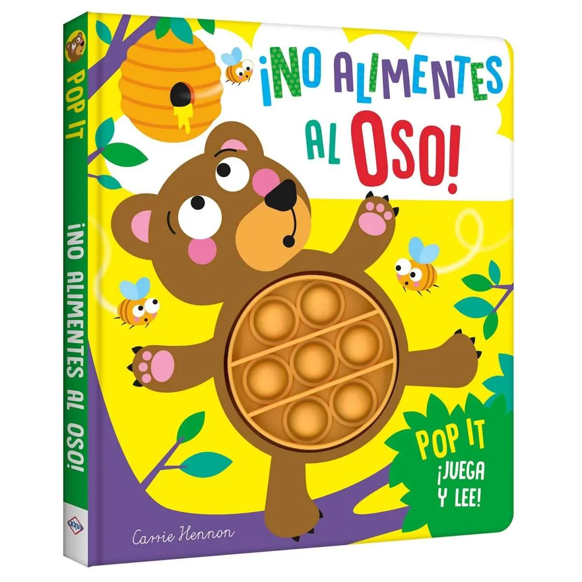 No Alimentes al Oso, Libro con Juguete Pop It