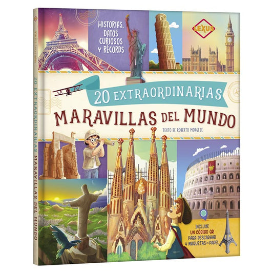 20 Extraordinarias Maravillas del Mundo Ilustrado para Niños