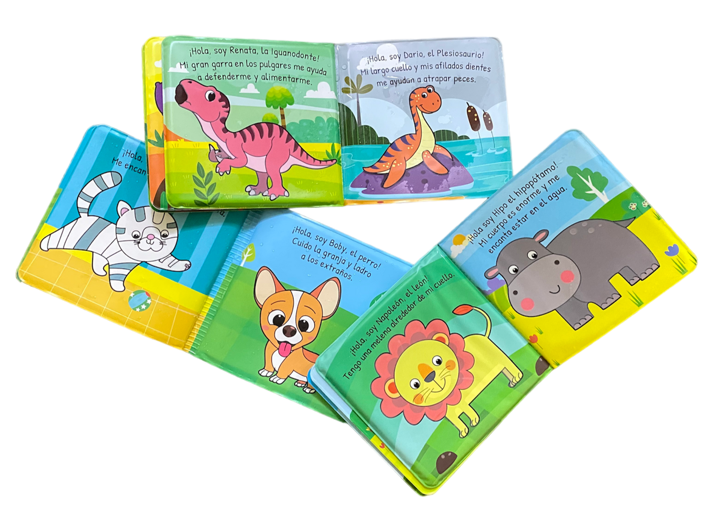 Animales de la Granja, Libro para el Baño - Cambian de Color con el Agua, Reusables