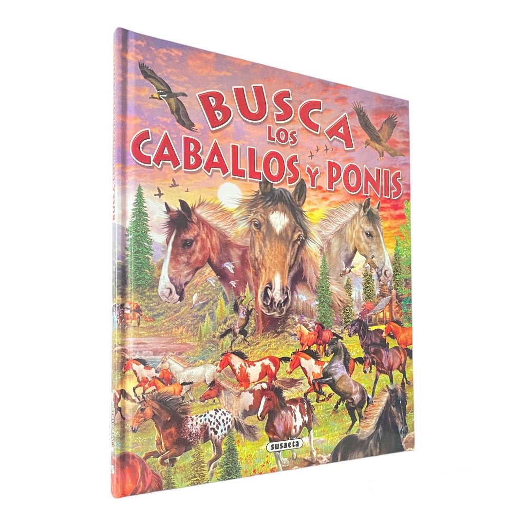 Libro Infantil Busca los Caballos y Ponis