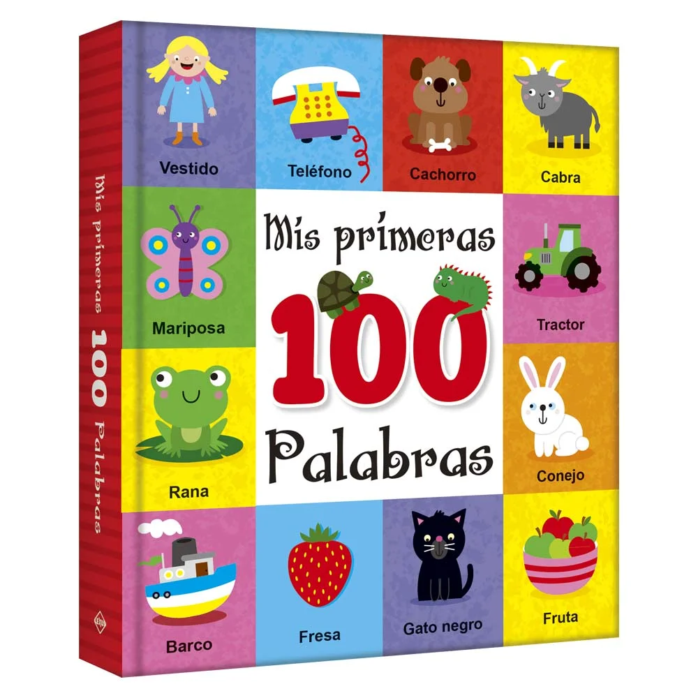 Mis Primeras 100 Palabras | Libro Educativo Infantil de Vocabulario y Aprendizaje Temprano
