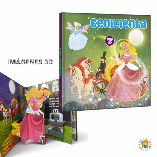 Cuento La Cenicienta Pop-Up con Imágenes 3D