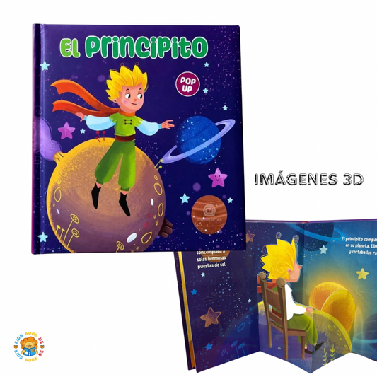 Libro Infantil El Principito Pop-Up con Imágenes 3D