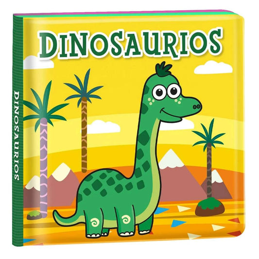 Dinosaurios, Libro para el Baño - Cambian de Color con el Agua, Reusables