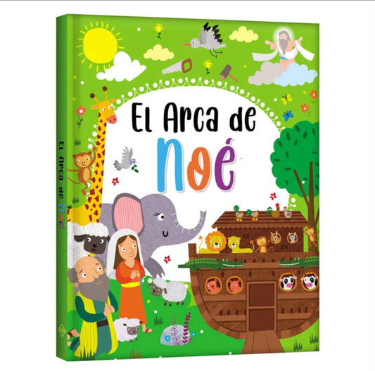 Libro Infantil El Arca de Noé En Cartón Resistente