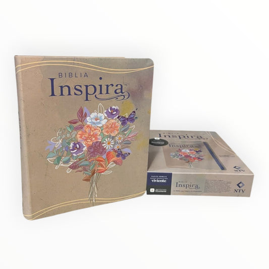 Biblia Inspira, Diseño Con Flores