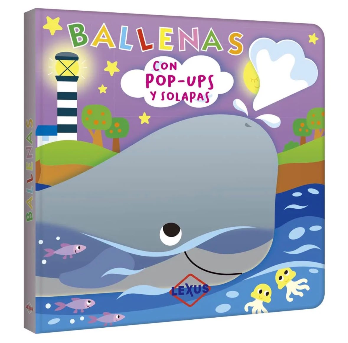 Libro con Imágenes 3D y Solapas Para Descubrir Ballenas  pop-up