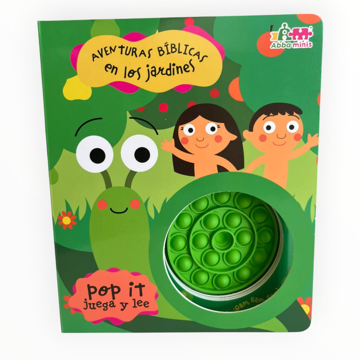 Aventuras Bíblicas en los Jardines-en Cartón Resistente Con Juego Pop it