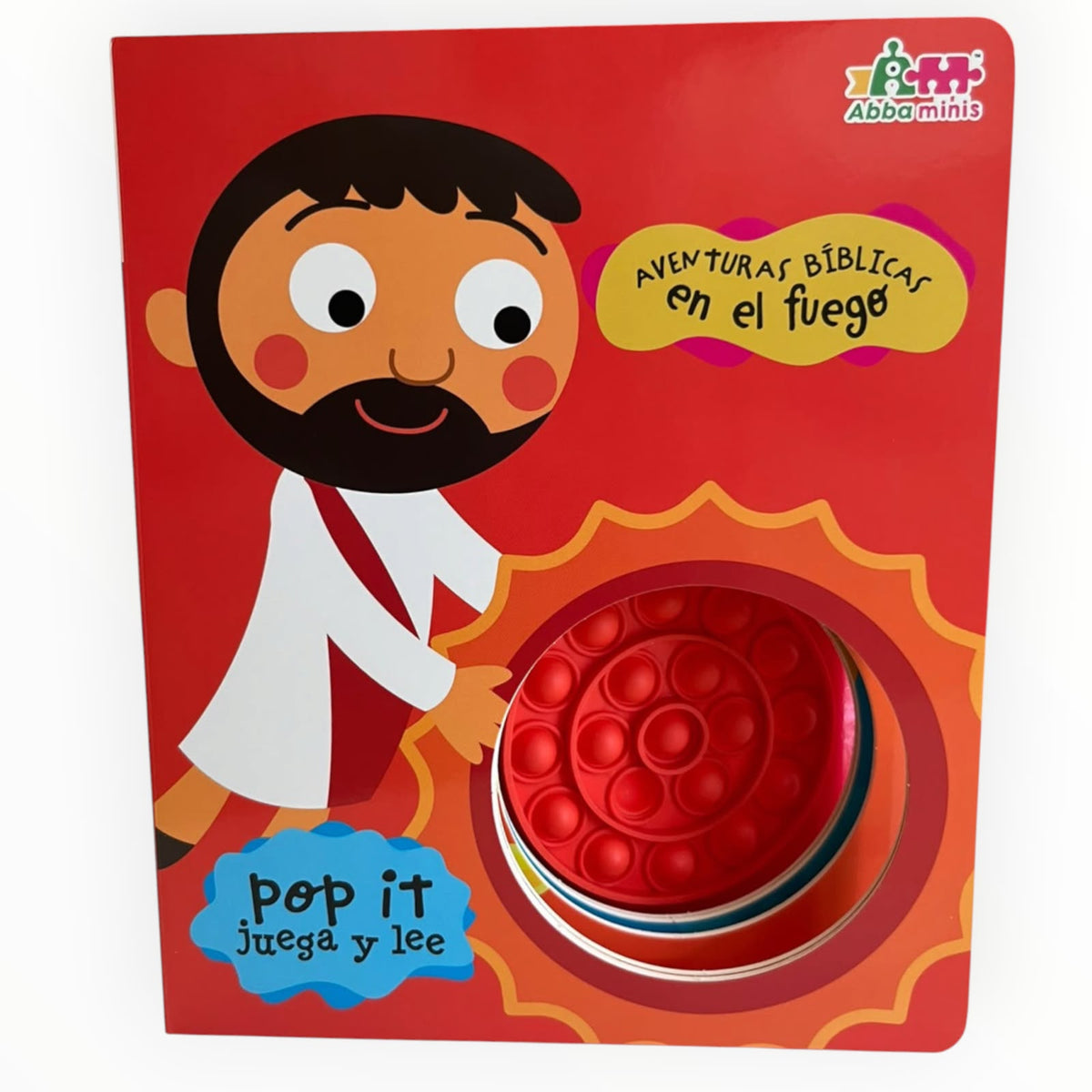 Aventuras Bíblicas en el Fuego-Libro En Cartón Resistente con Juego Pop it