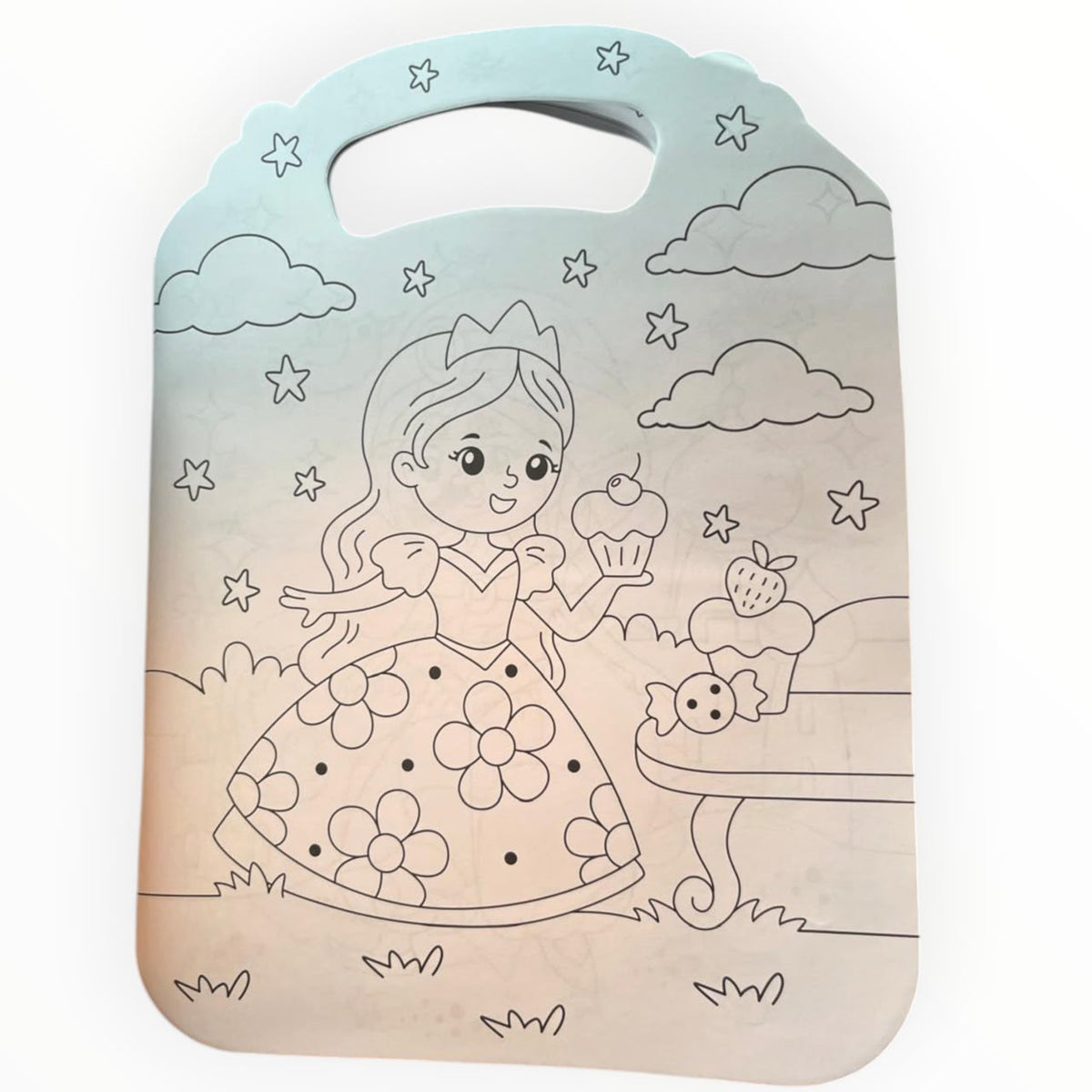 Libro para Colorear con Gemas – Reino de Princesas