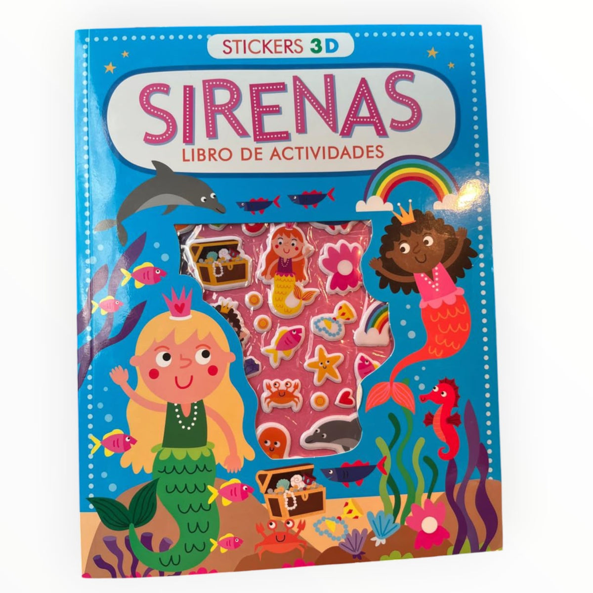 Sirenas, Libros Infantil de Actividades más Stickers