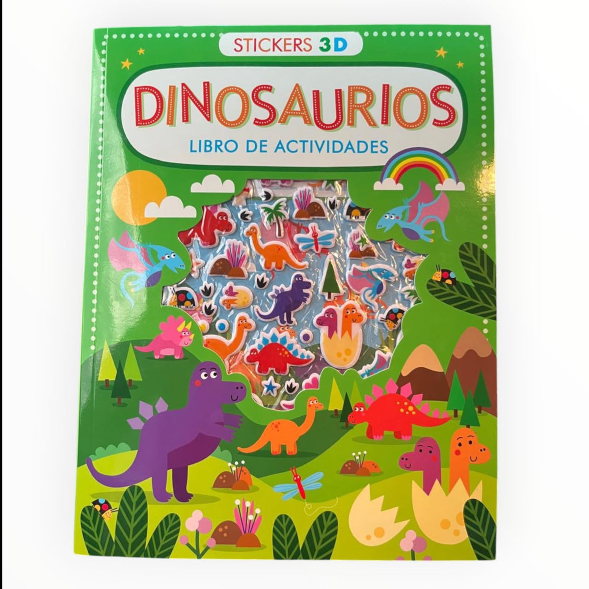 Dinosaurios, Libro Infantil de Actividades más Stickers