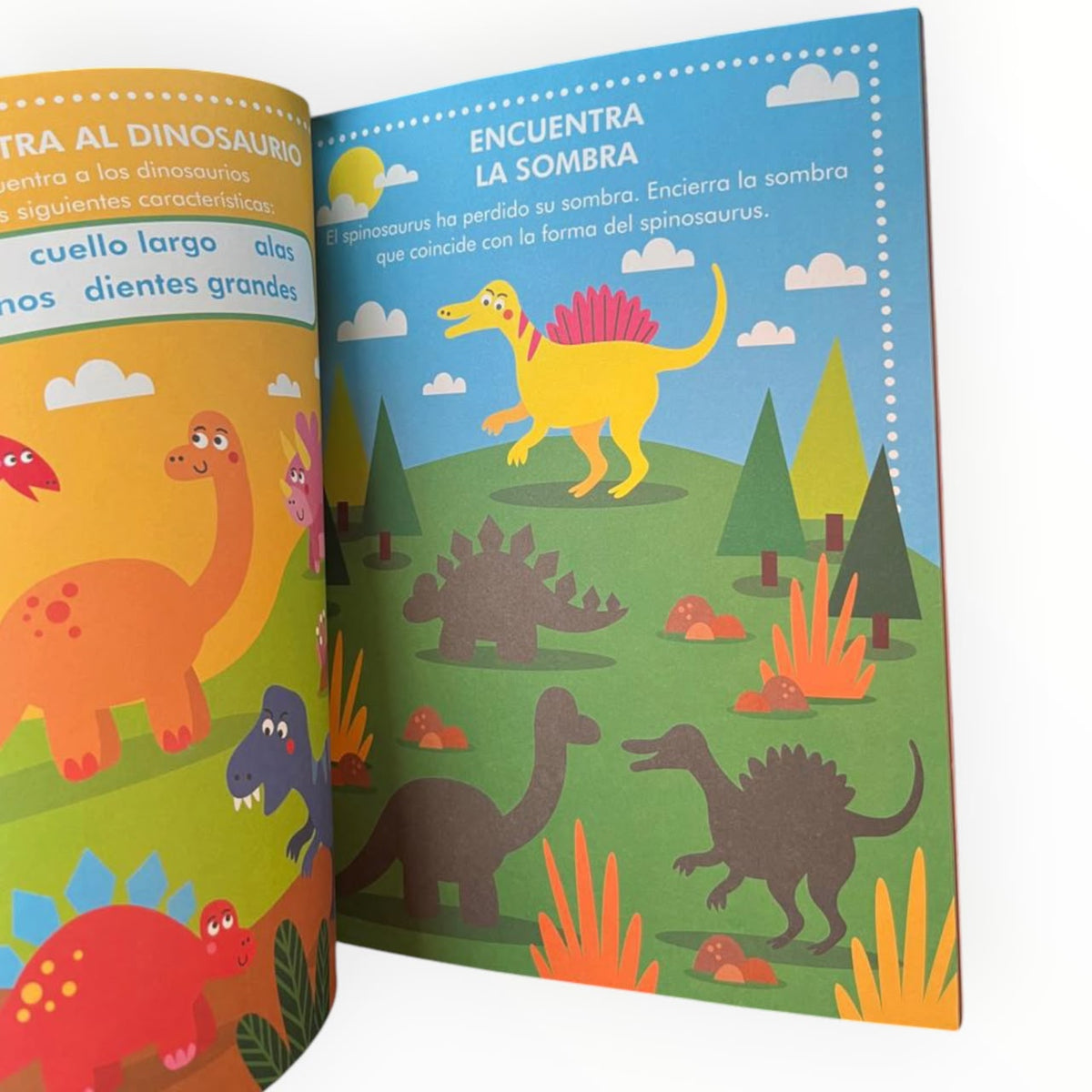 Dinosaurios, Libro Infantil de Actividades más Stickers