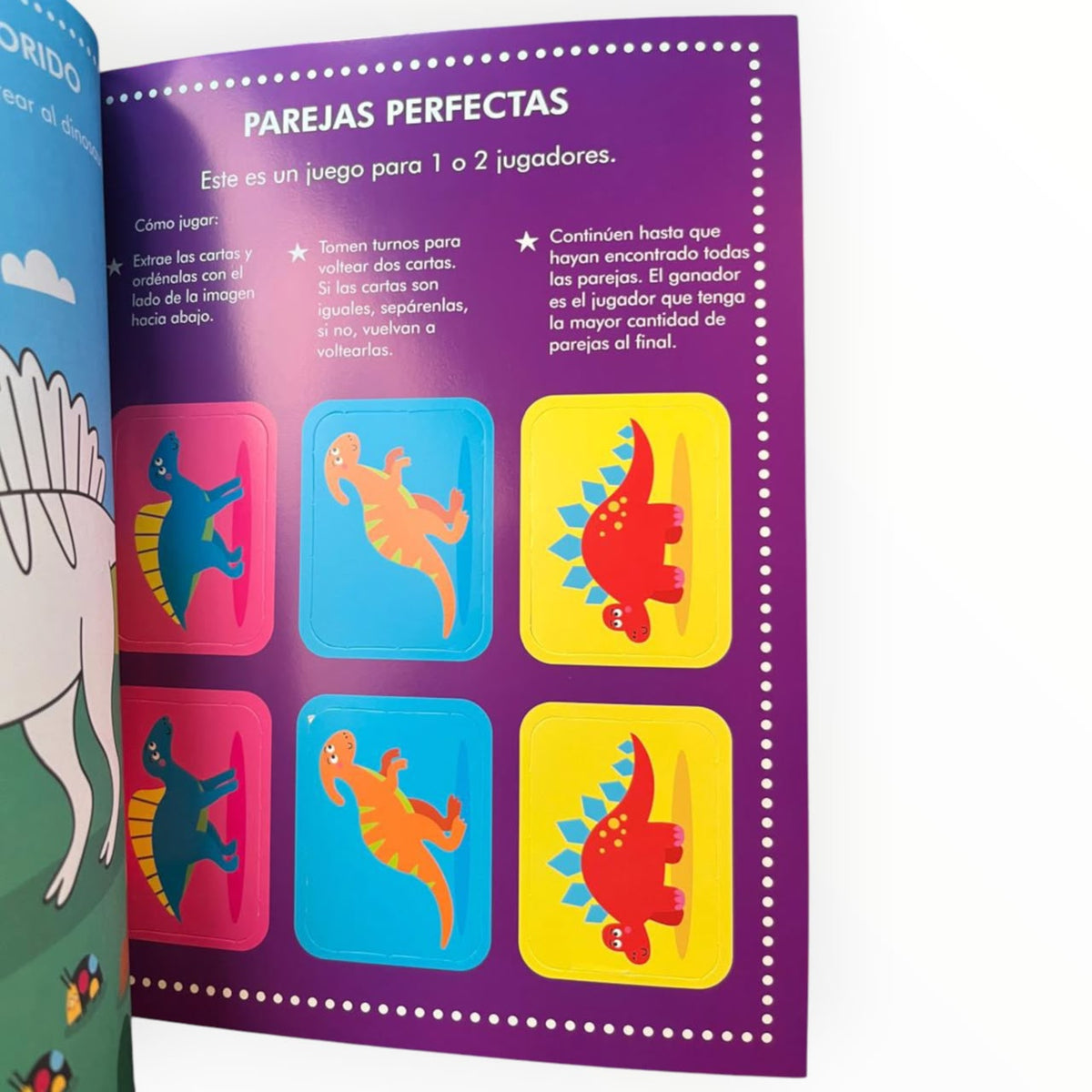 Dinosaurios, Libro Infantil de Actividades más Stickers