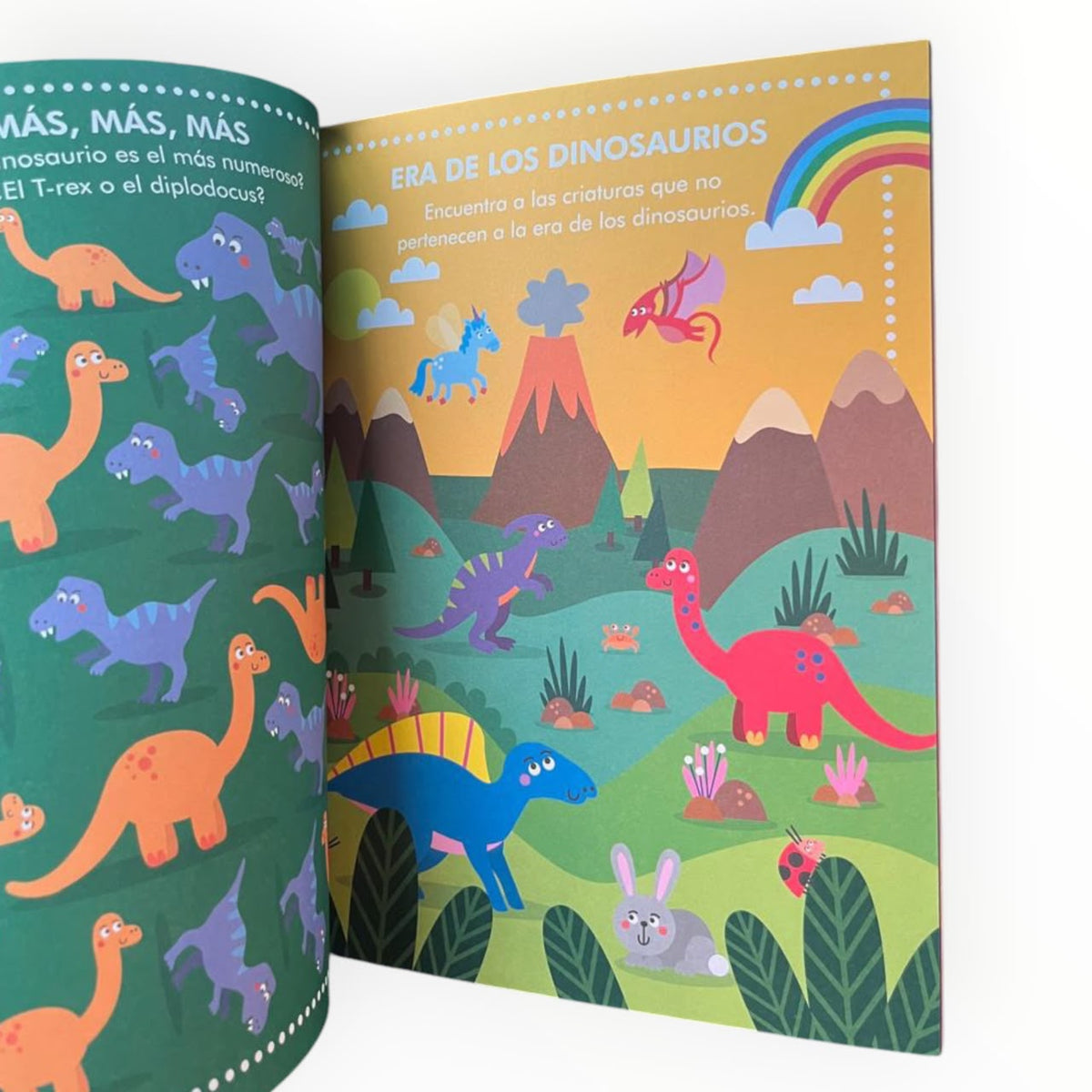 Dinosaurios, Libro Infantil de Actividades más Stickers
