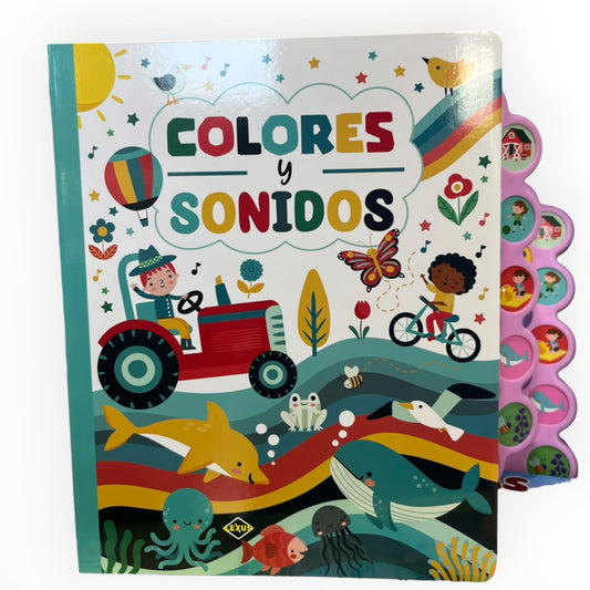 Colores y Sonidos-Libro Interactivo Para Niños