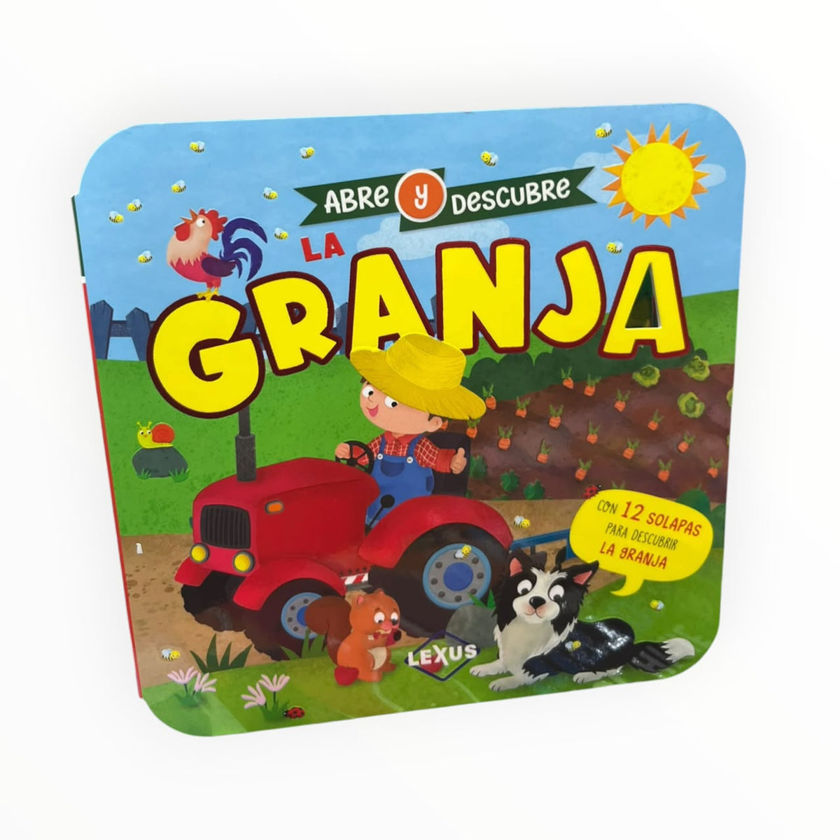Abre y Descubre La Granja-Libro Infantil Interactivo