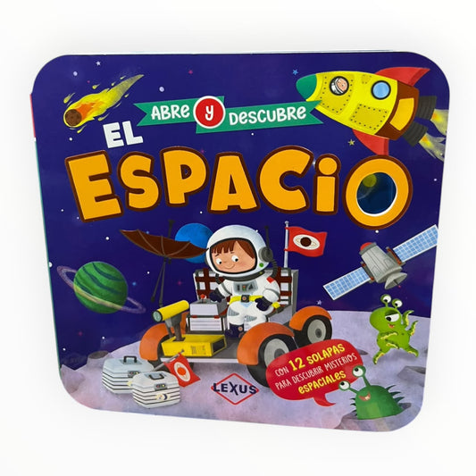 Abre y Descubre El Espacio-Libo Infantil Interactivo