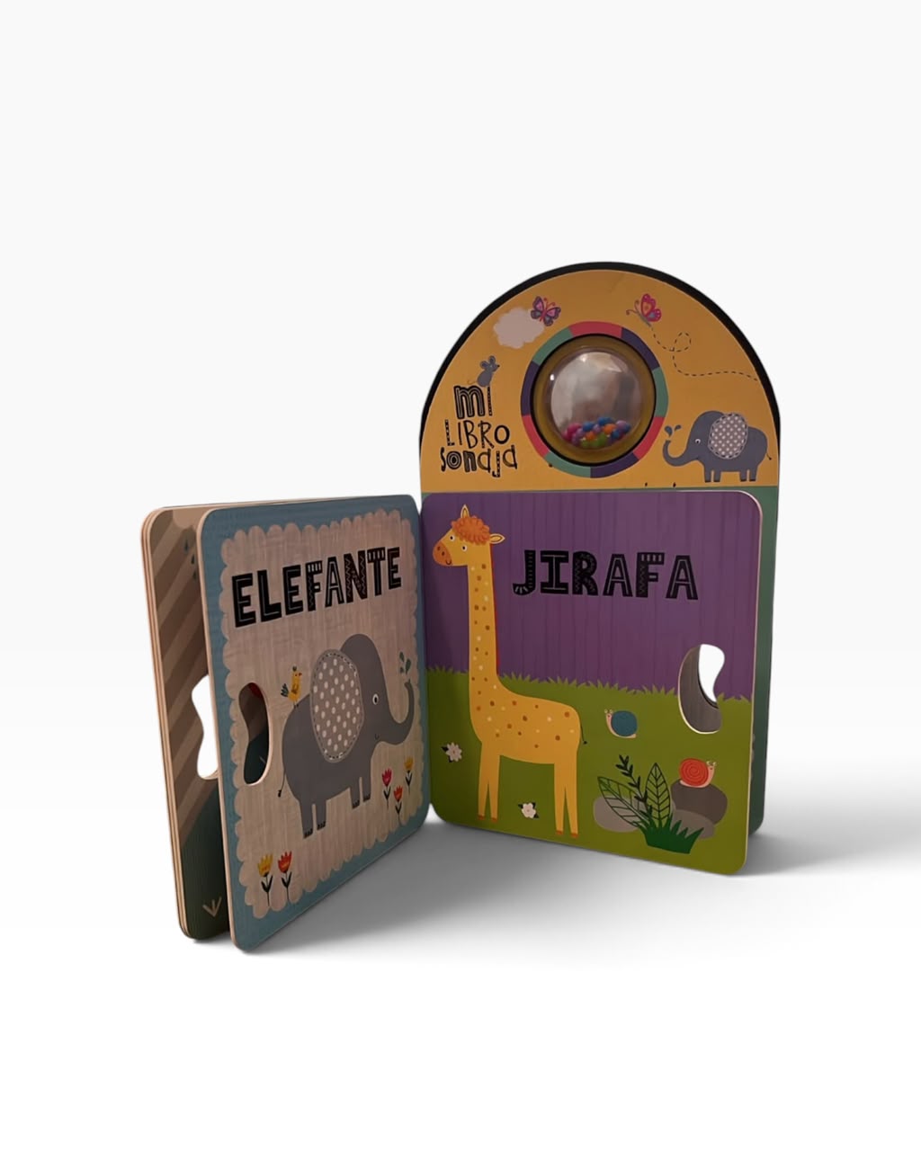 Mi Libro Sonaja Animales para Niños desde 0 Años
