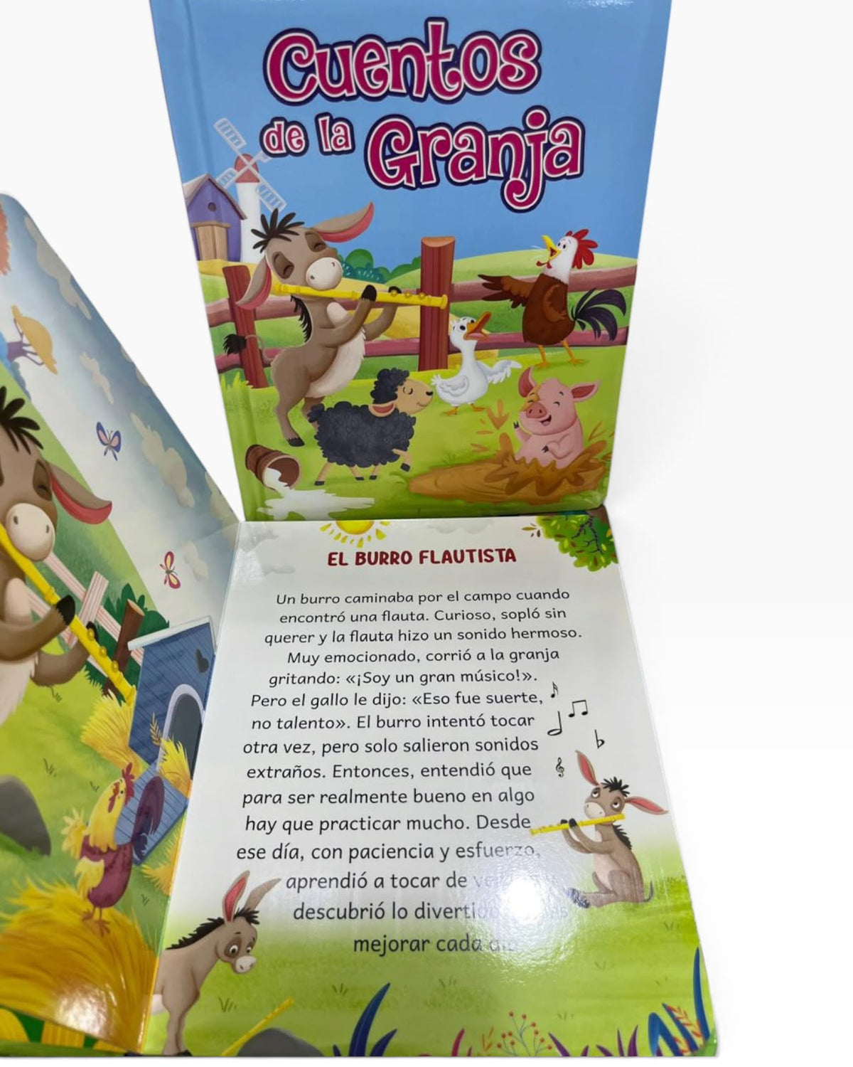 Libro Cuentos de La Granja En Carton Resistente