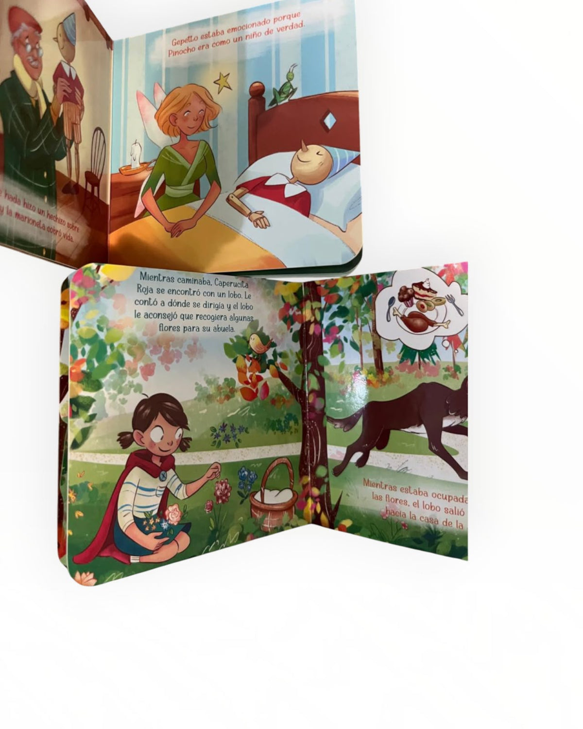 Colección de 8 Libros en Cartón Cuentos Clásico