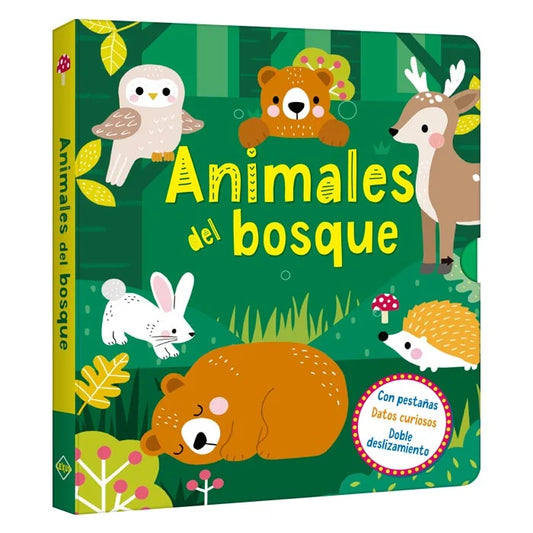 Libro infantil Animales del Bosque con Grandes Solapas
